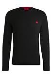 HUGO Herren San Cassius-c1 Sweater, Black1, L EU