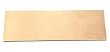 Abziehleder natur vegetabil, Lederstück 25cm x cm (25cm x 7cm)