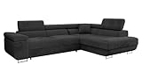 Mirjan24 Ecksofa Torezio mit Bettkasten, Einstellbare Kopfstützen, Sofa mit...