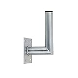 Premium X 10-15cm Wandhalter Stahl verzinkt Ø 48mm Winkel Wand-Halterung für...