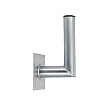 Premium X 10-15cm Wandhalter Stahl verzinkt Ø 48mm Winkel Wand-Halterung für...