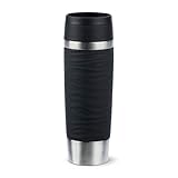 Emsa Travel Mug Wave Thermobecher 500 ml, Isolierbecher auslaufsicher,...