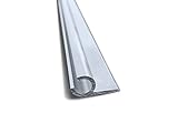 1m Kederschiene 7,5mm aus Aluminimum Zeltkederschiene Wandbefestigung 45° für...