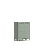 Keter Planet Outdoor Kunststoffschrank, niedrig, jadegrün, 80 x 44 x 100 cm,...