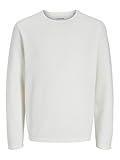 JACK & JONES Male Strickpullover Einfarbig Strickpullover