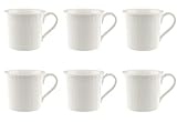 Villeroy & Boch CELLINI Kaffee- und Teeobertasse 200ml 6er Set weiß Porzellan