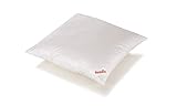 PARADIES Kissen 80x80 cm Softy medium Bio, Öko-Tex Zertifiziert Standard 100...