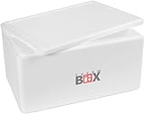 THERM BOX Styroporbox Thermobox für Essen & Getränke Styropor Kühlbox...