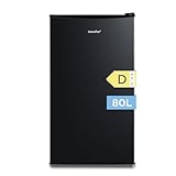 Comfee RCD80DK3(E) Kühlschrank mit Gefrierfach, 80L Kleiner Kühlschrank,...