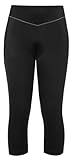 VAUDE Damen Women's Active 3/4 Pants Hose, Black Uni, 40 EU