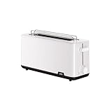 Braun Breakfast 1 HT1110WH Toaster mit extra langem Schlitz, 8 Bräunungsstufen,...