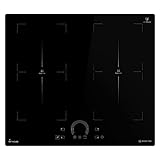 KKT KOLBE Induktionskochfeld 60 cm | Autark | 8,2 kW | 4 Kochzonen | 9 Stufen |...