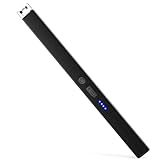 VEHHE Feuerzeug Elektrisch, Klimaneutrales Lichtbogen-Feuerzeug USB-C ohne...