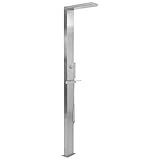 vidaXL Gartendusche Duschsäule Pooldusche Außendusche Garten Edelstahl...