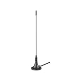 Goobay 67090 DVBT2 Antenne passiv (3 dB) mit Magnetfuß und 2m Koaxialkabel für...