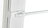 Klemmstange Scheibenstange »Denver« KlemmFix Metall Ausziehbar 45-75 cm Weiß...