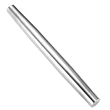 Nudelholz Edelstahl, Metall Teigroller 32cm, Anti-Rost Nudelholz Backzubehör...