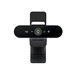 Logitech Brio 4K Webcam, Videogespräche, Mikrofon mit Geräuschunterdrückung,...