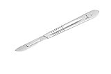 REMOS Skalpellhalter Nr. 4 rostfrei 14cm passend zu Klingen Nr. 20, 21, 22, 23,...