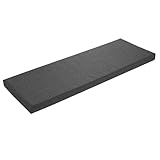 sleepling Bankauflage 120x40 cm dunkelgrau, Sitzkissen Outdoor & Indoor,...