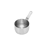 zalati Saucenpfanne Mini 304 Edelstahl Saucenbecher mit Griff, stapelbares...