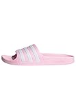 adidas Unisex Kinder Adilette Aqua Slides Kids, Clear Pink / Cloud White / Clear...