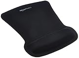 Amazon Basics Mauspad mit Gel-Handballenauflage, 20 x 25 cm, Unregelmäßig,...