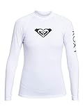 Roxy Whole Hearted - Langärmliger Rashguard mit UPF 50 für Frauen Weiß