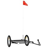 vidaXL Fahrradanhänger, Anhänger für Fahrrad, Lastenanhänger mit Deichsel...