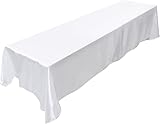JIUERYY Satin Tischdecke für Hochzeitsbankett Bankettveranstaltung...