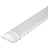 HOFTRONIC - 1er Pack LED Batten 120cm 40W Integrierte Röhrenlampe 4000K...