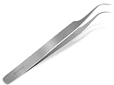 InstrumenteNRW Zecken- und Splitterpinzette, 11,5 cm, Rostfreies Edelstahl,...