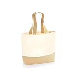 Westford Mill W450 Jute Base Canvas Shopper