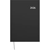 Zettler Terminbuch A4 1T/1S anthrazit 2026 – Bürokalender groß 21 × 29,7...