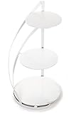 HowHomely Weiß Etagere 3 Etagen 60 cm Hoher für Torten Cupcakes und Muffins...