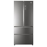 Haier HB18FGSAAA Kühl-Gefrier-Kombination/Design-Glasfront / 190 Höhe / 358 L...