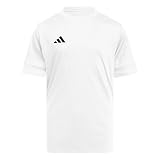 adidas Unisex Kinder SQUADRA25 Jersey Short Sleeve Kids, White/White/Black,...