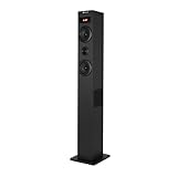 NGS Sky Charm - 50W Bluetooth Sound Tower mit Fernbedienung, Optischem Eingang,...