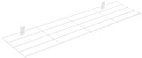 Trixie 4417 Schutzgitter für Fenster, oben/unten, 65 × 16 cm, weiß