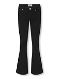 Only&Kids Mädchen KOGROYAL Life REG Flared PIM600 NOOS Bootcut-Jeans, Black...