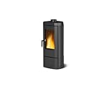 La Nordica Kaminofen Candy 4.0 - Gusseisen, Schwarz, Holz, 6,2 kW, 177 m³,...