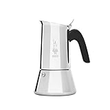 Bialetti - New Venus Induction, Edelstahl Herd Espresso-Kaffeemaschine, Geeignet...