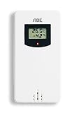 ADE Außensensor WS1001 für Wetterstation | 1-3 Kanäle | mit Display | bis zu...