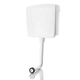 BigDean Spülkasten für WC Toiletten Weiß 6-9 Liter Spartaste Aufputz...