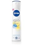 NIVEA Summer Happiness Deospray, Deo ohne Aluminium (ACH) mit sanfter Pflege,...