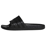 adidas Unisex Adilette Aqua Slides, Core Black / Core Black / Core Black, 43 1/3