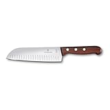 Victorinox Wood, Profi Santokumesser, Extra Scharfe Klinge, Kullenschliff, 17...
