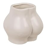 Keramik-Vase, Booty, 11 x 8 x 10 cm, 450 ml, im Geschenkkarton, Weiß