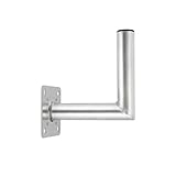 SkyRevolt 25cm Wandhalter Aluminium Rohr 50mm für Wand Montage Sat Schüssel...