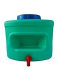 Varile 10L Wasserspender mit Seifenablage für Camping, Garage und Outdoor –...